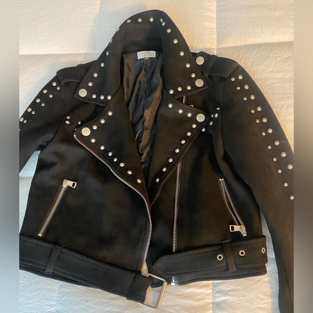 Black Studded Tobi Jacket
